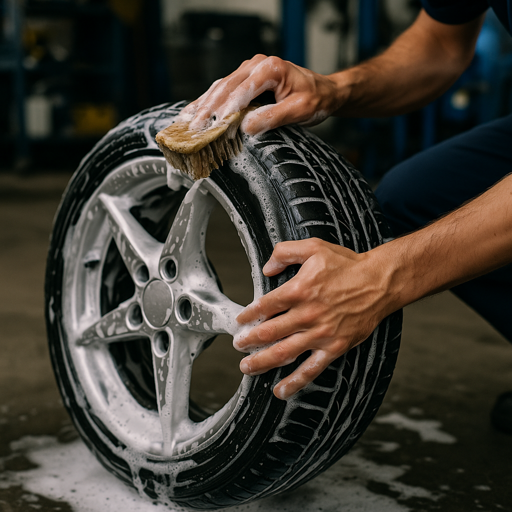 Reifen-Reinigung